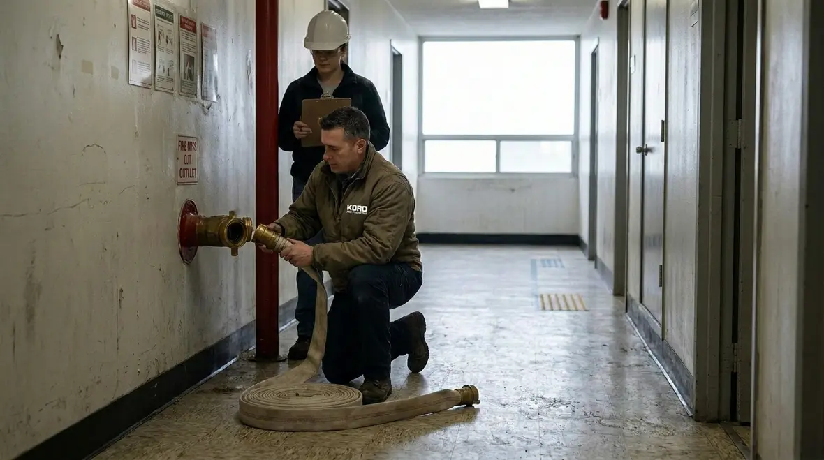 High rise standpipe system operational testing documentation and field verification
