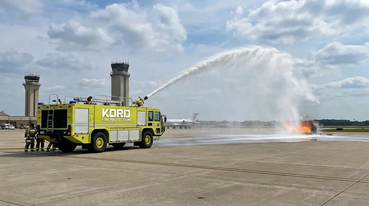ARFF turret nozzle specifications NFPA 414 featured image
