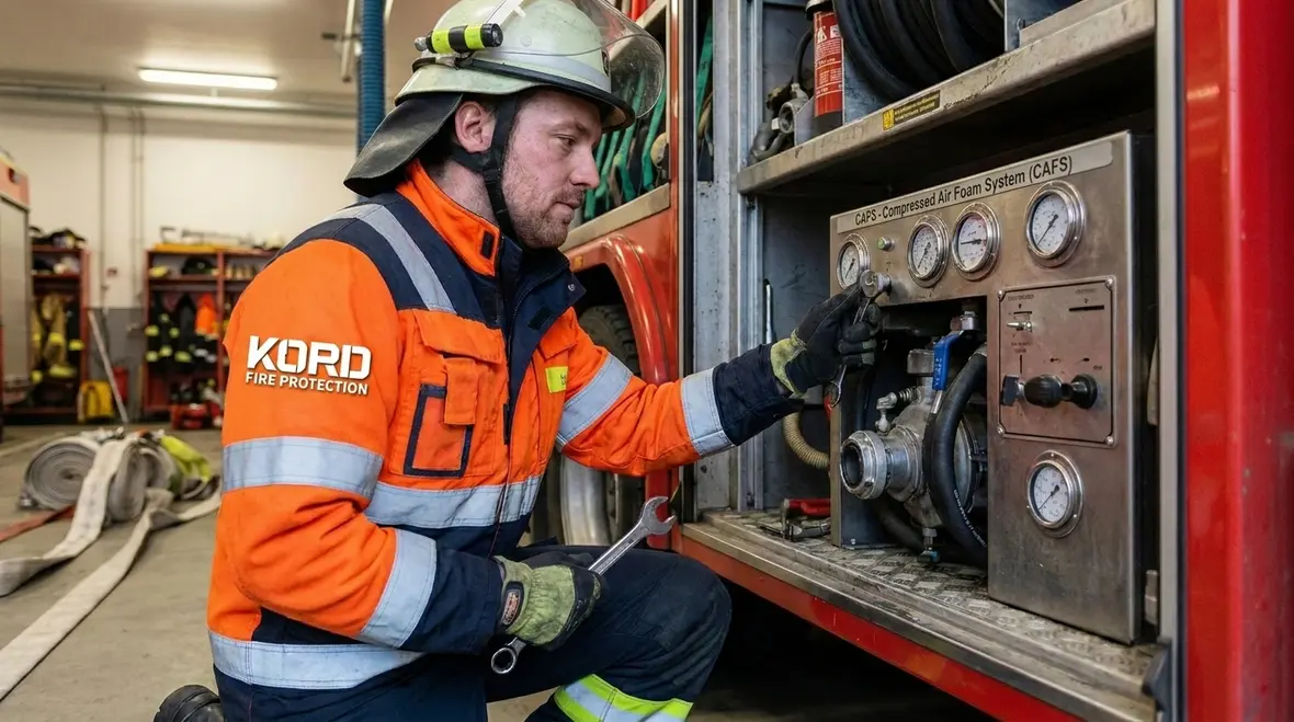 NFPA 1900 Section 19.3 CAFS fire truck compliance field results