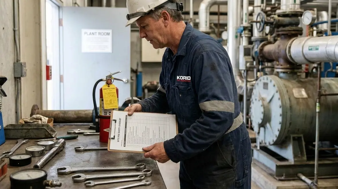 Site specific extinguisher review for industrial and retail risks