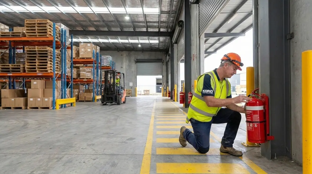 Industrial and retail occupancy fire extinguisher planning