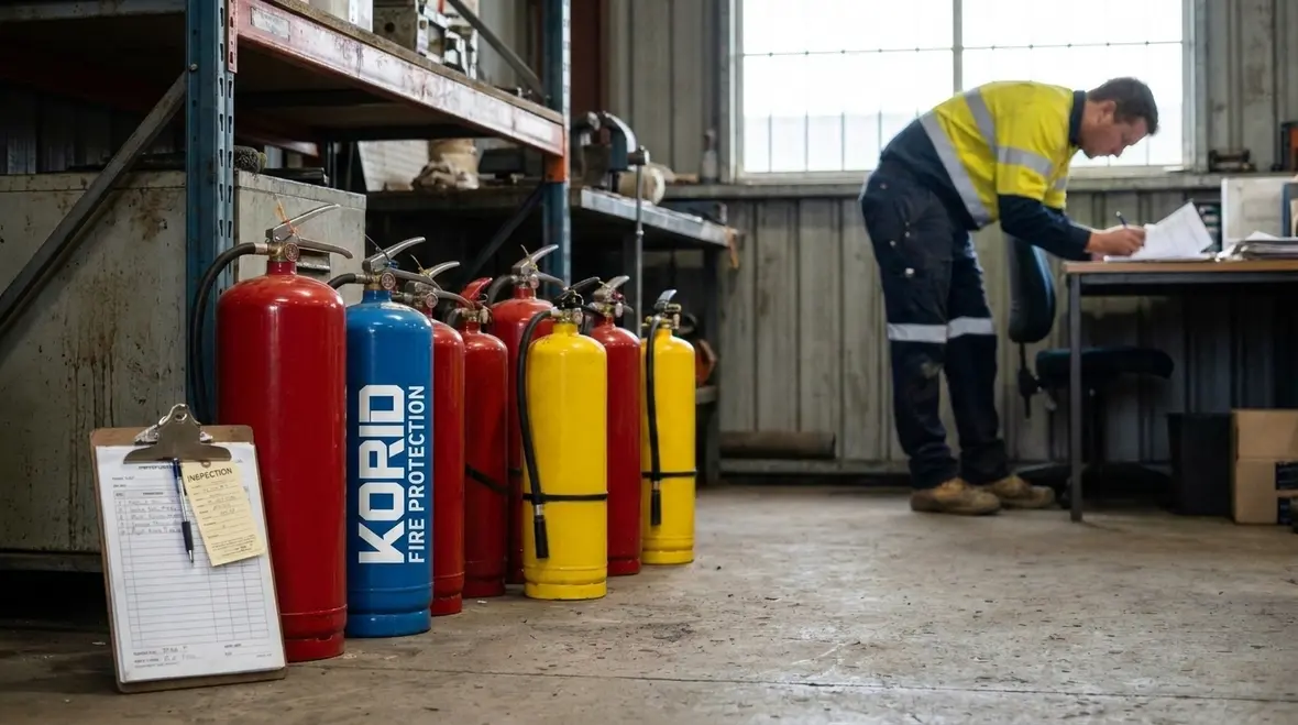Fire extinguisher hydrostatic testing schedule reference chart