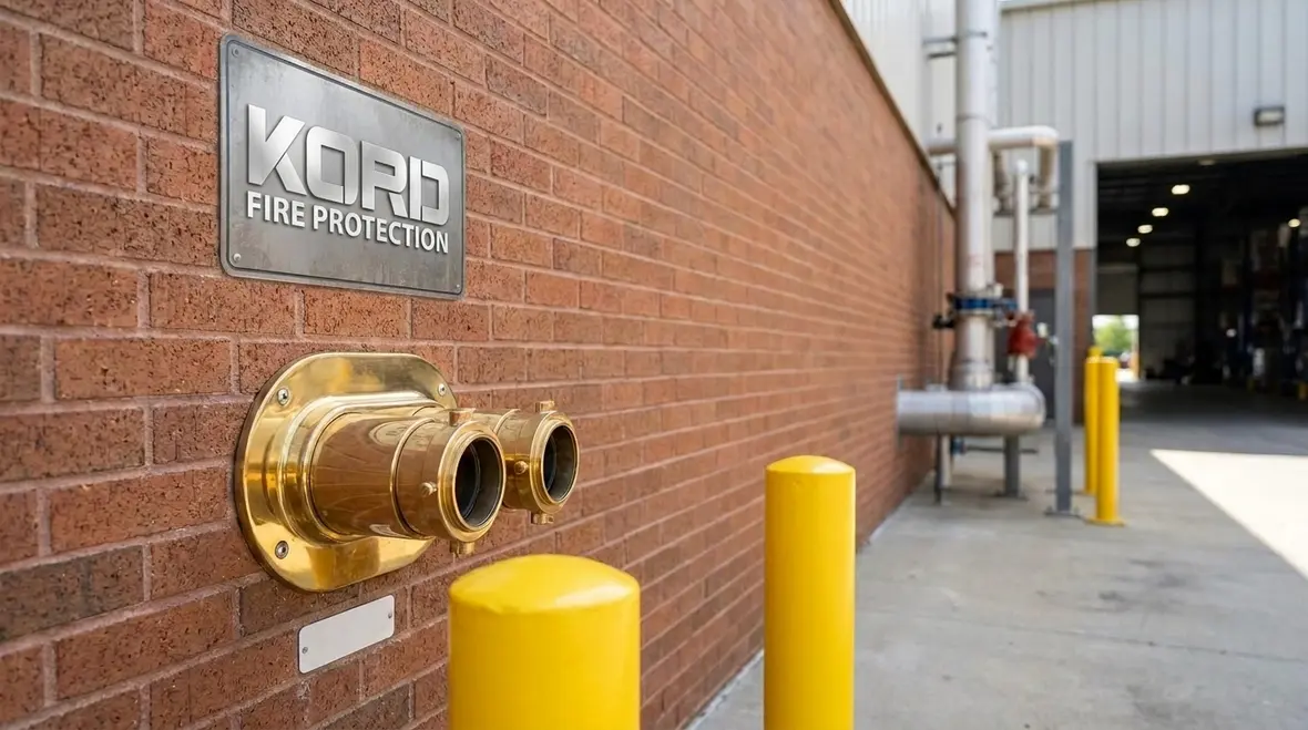 NFPA 15 Fire Department Connection requirements for water spray systems
