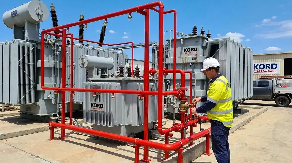 NFPA 15 water spray application criteria for industrial fire protection