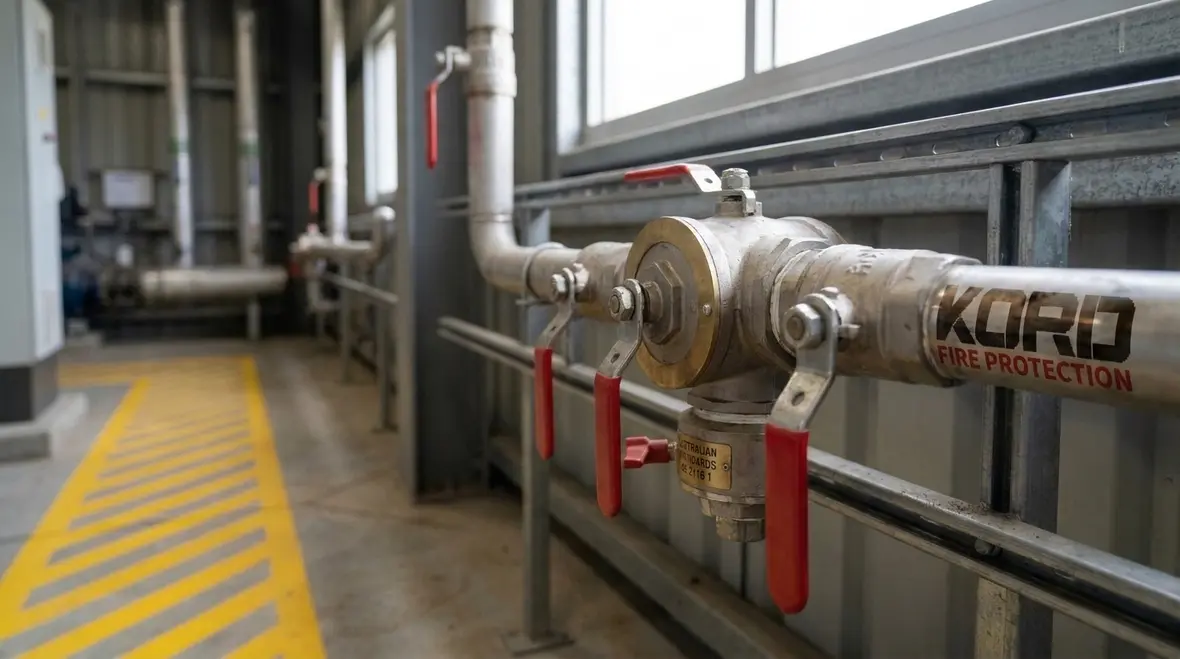 NFPA 15 control valves for water spray systems