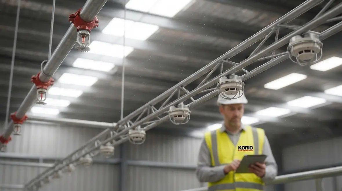 NFPA 15 automatic detection equipment supporting water spray system activation