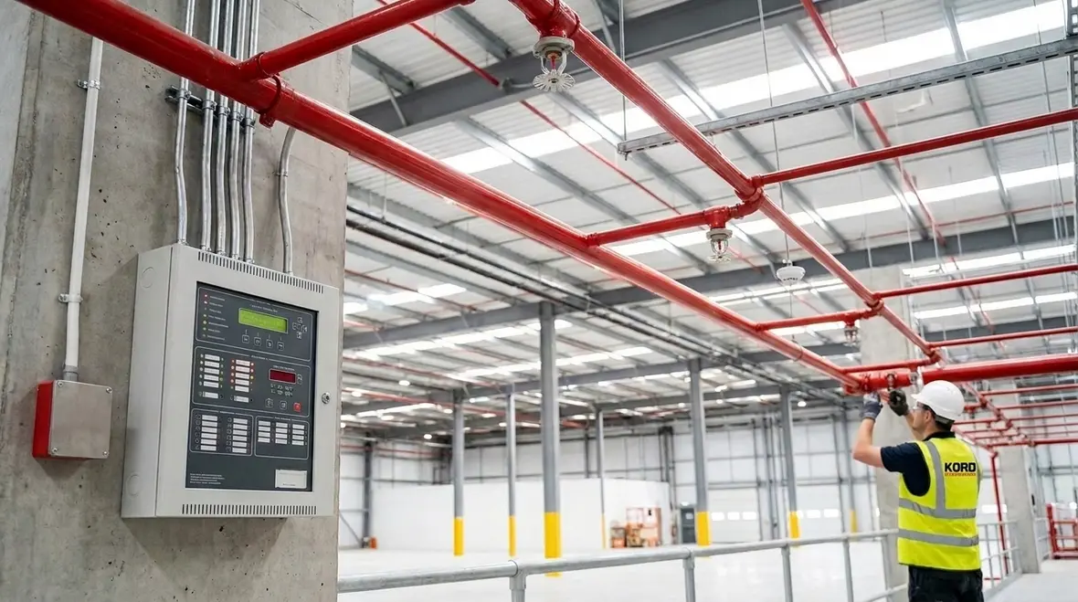 NFPA 15 detection systems water spray activation at an industrial facility