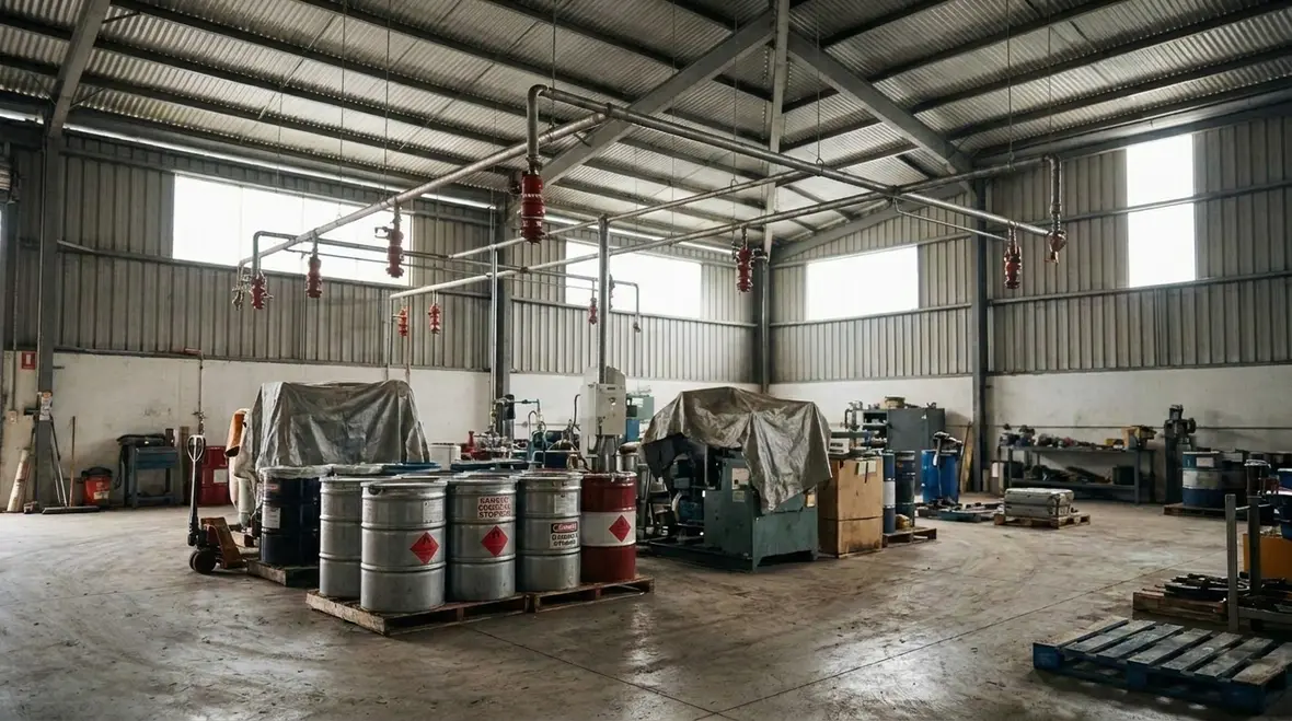 NFPA 15 water spray system design calculations and nozzle planning