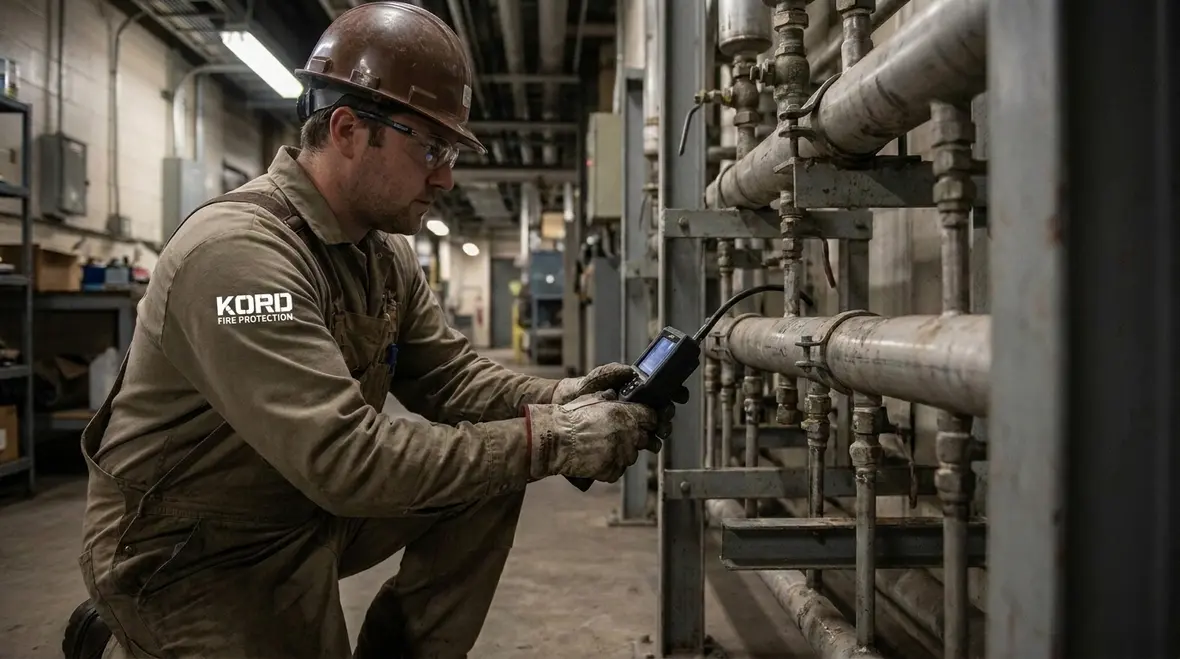 Fire protection design review for water spray control system