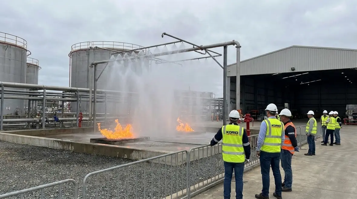 NFPA 15 fire control water spray design hero image