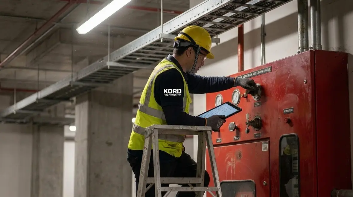 Installation quality and service access for water spray systems