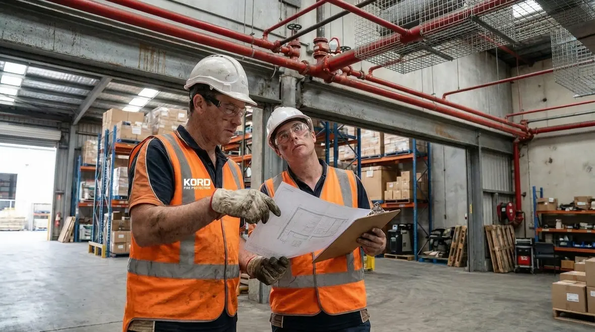 Compliance review and mandatory section extract references for Australian fire protection projects