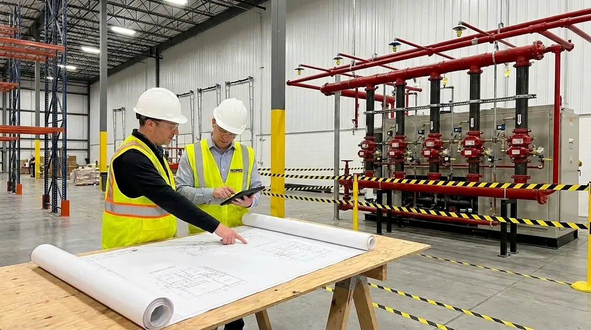 NFPA 15 qualified personnel water spray design