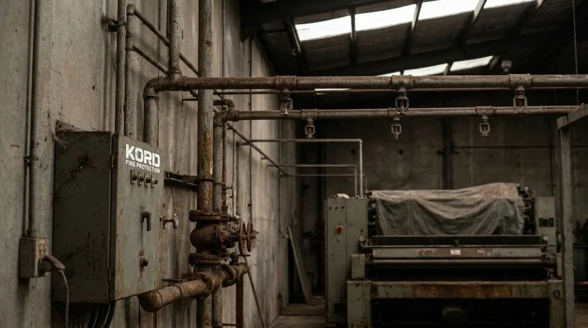 Water spray fixed system protecting industrial equipment under NFPA 15 Section 1.1 in Australia