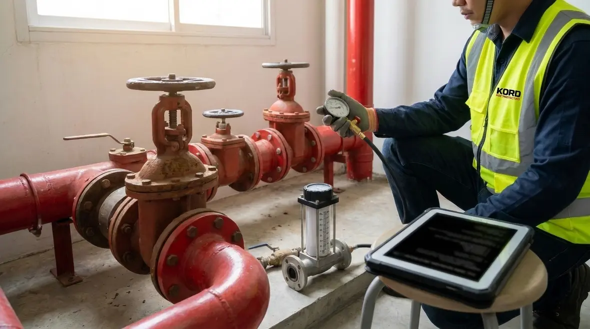 NFPA 15 spray system water supply planning and verification