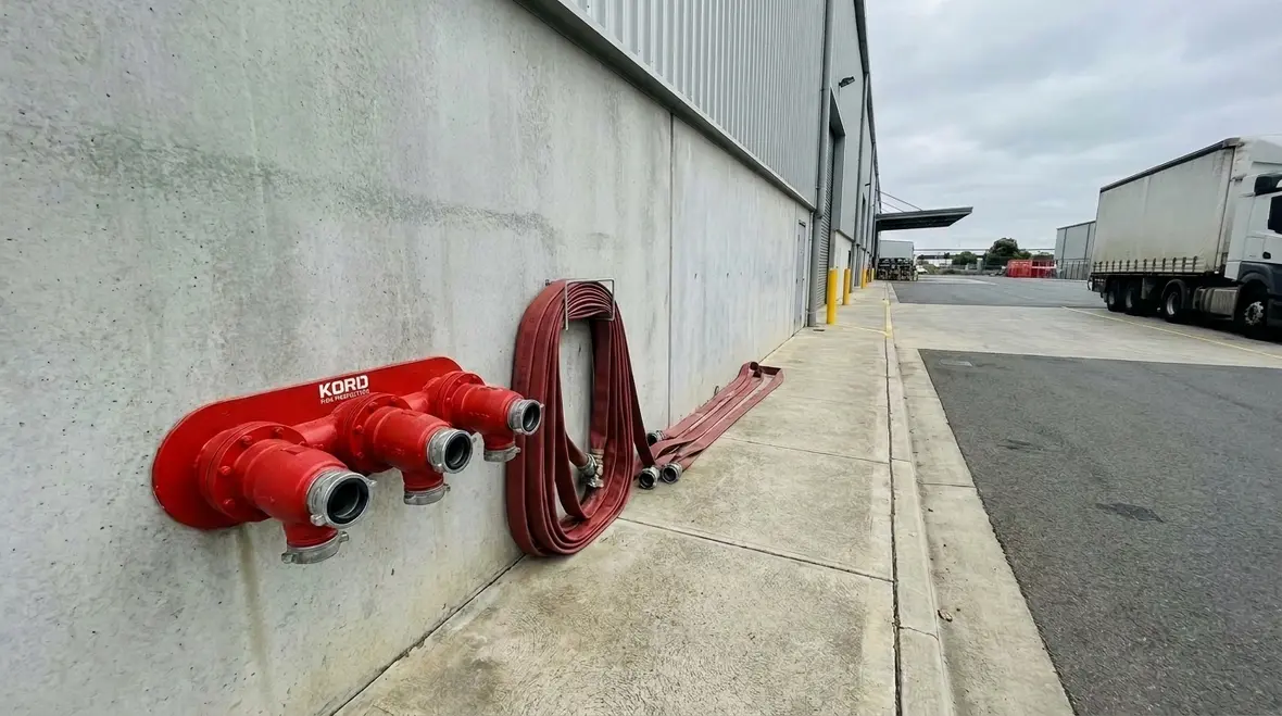 NFPA 16 Section 7.9 foam water system fire department connection overview