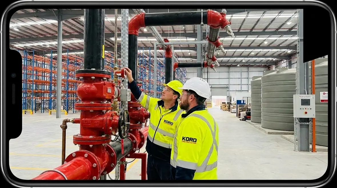 NFPA 16 foam water deluge system protecting a high hazard facility