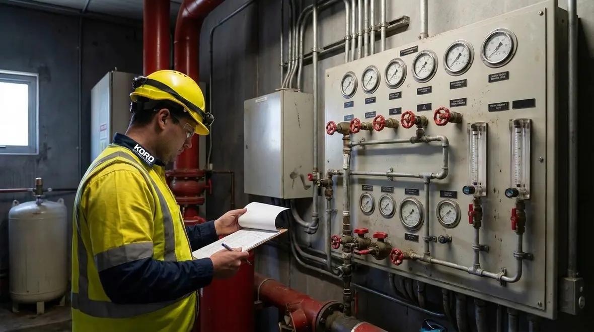 Foam water system design layout and installation requirements