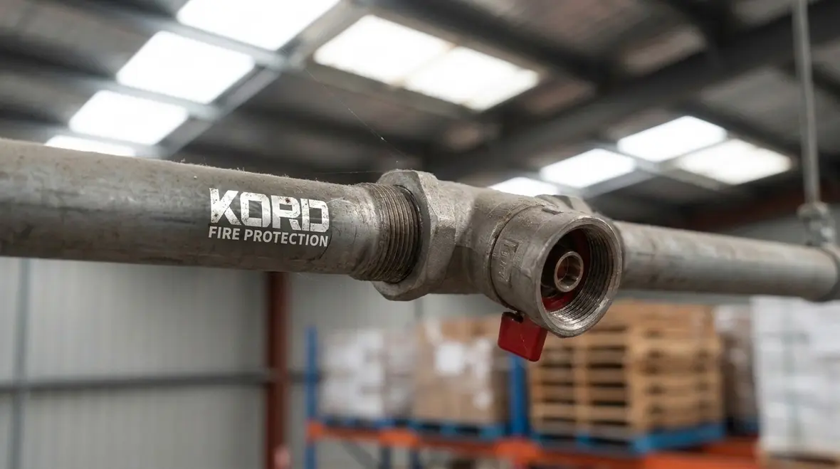 Foam water sprinkler discharge devices installed for hazard coverage