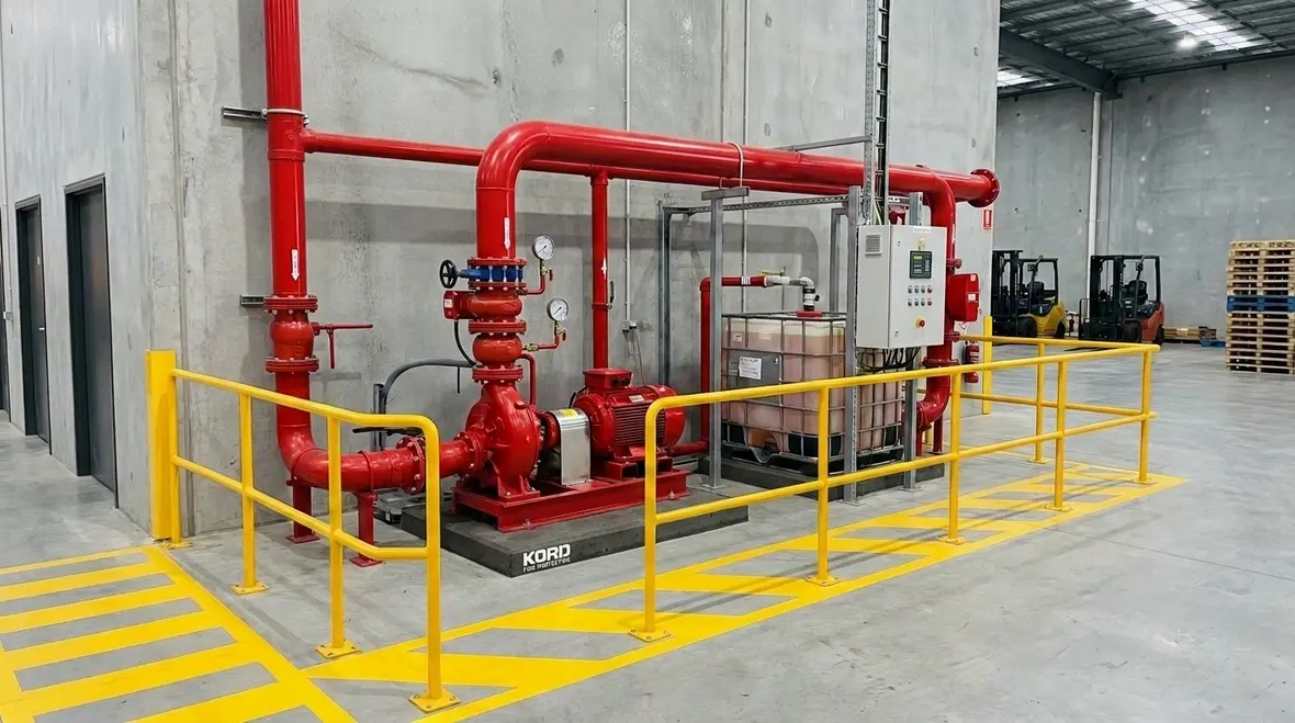 NFPA 16 foam water system equipment location hero image