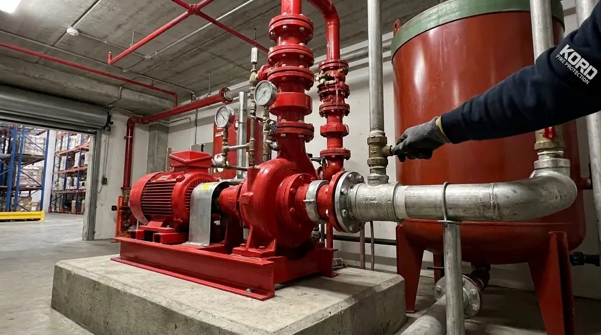 NFPA 16 foam concentrate pump requirements for foam-water sprinkler systems