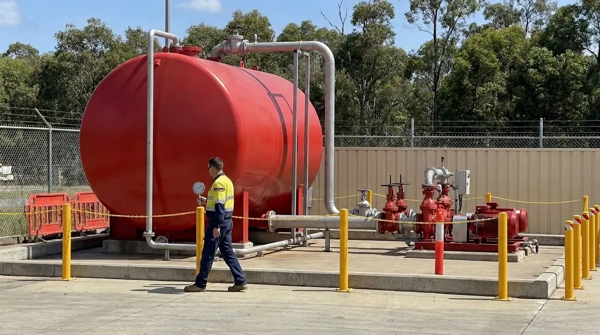 NFPA 16 foam storage tanks for foam water system fire protection