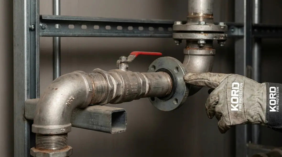 Fire suppression valves and pipe fittings supporting foam water system reliability