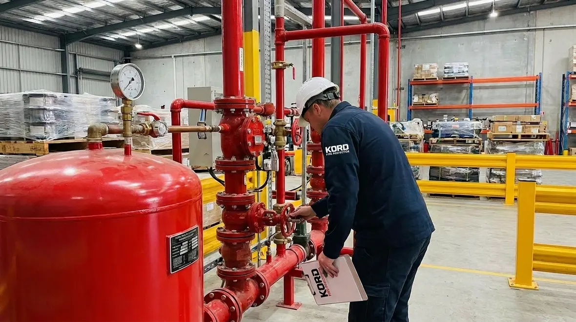 NFPA 16 foam concentrate proportioning in a foam water fire protection system