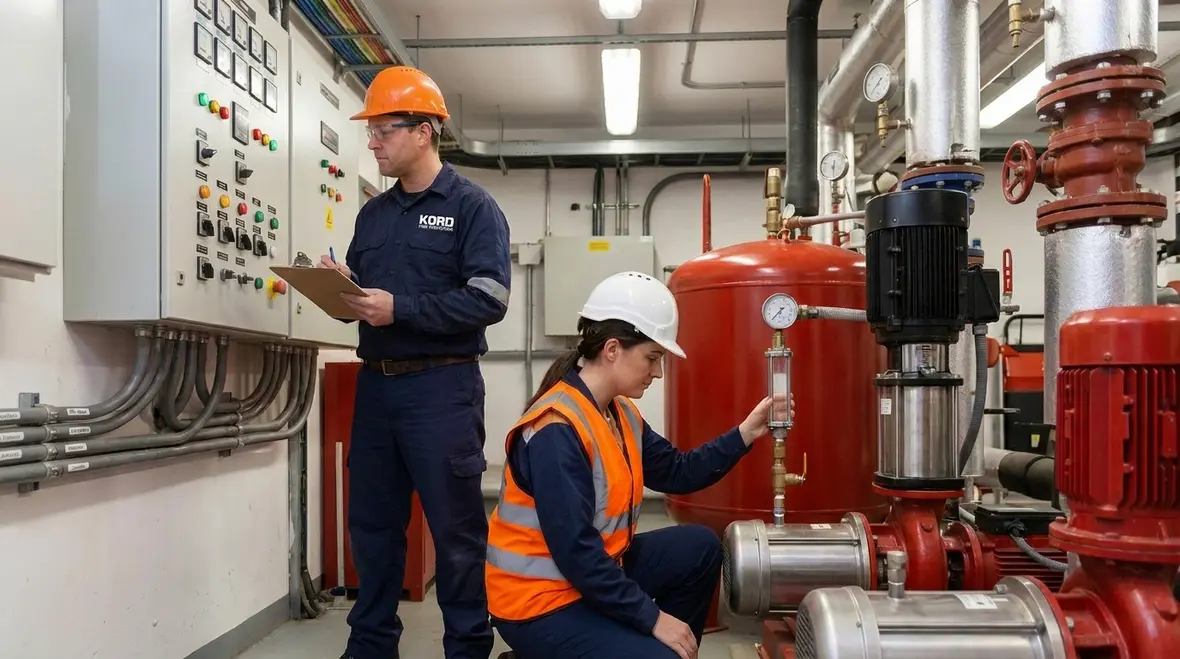 Foam water proportioning equipment and testing setup for NFPA 16 compliance
