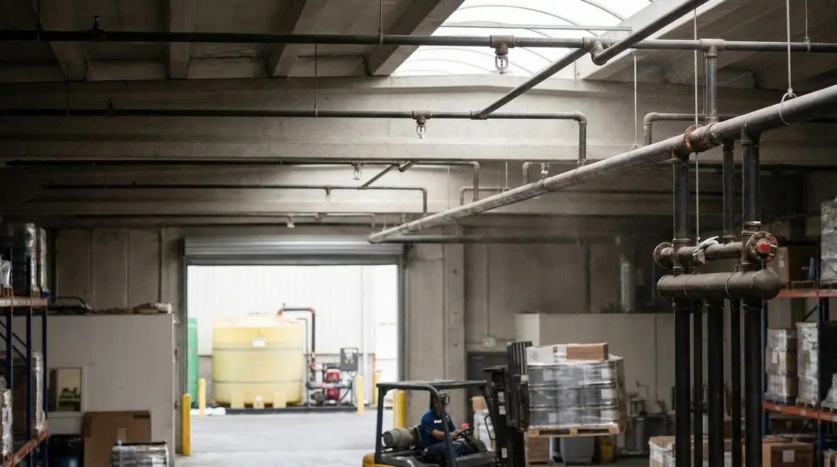 Industrial foam water sprinkler system overview for high hazard areas