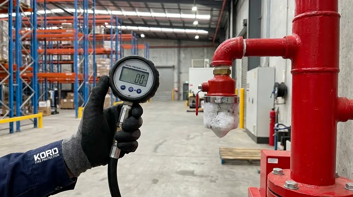 NFPA 16 units for foam water sprinkler measurements and fire protection code units