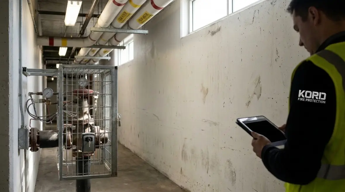 Valve tamper switch and fire suppression monitoring hardware on foam water system