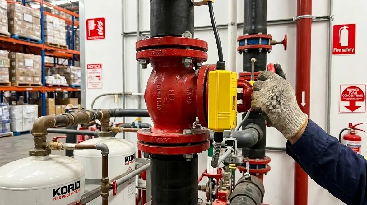 NFPA 16 valve supervision for foam water systems hero image