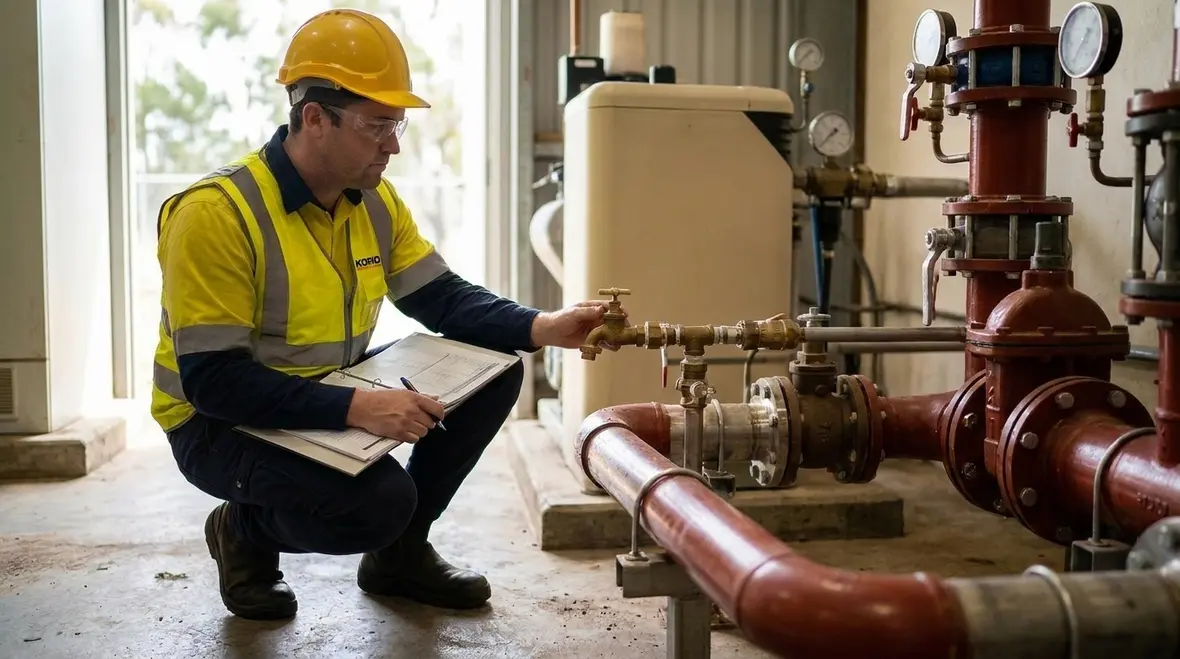 Foam water sprinkler system water quality components and supply overview