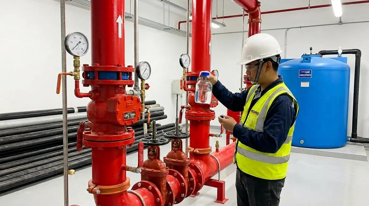 NFPA 16 water quality requirements for foam water sprinkler systems hero image