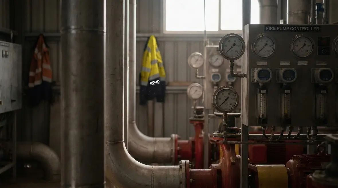 Industrial foam water system supply planning under NFPA 16 Section 5.2