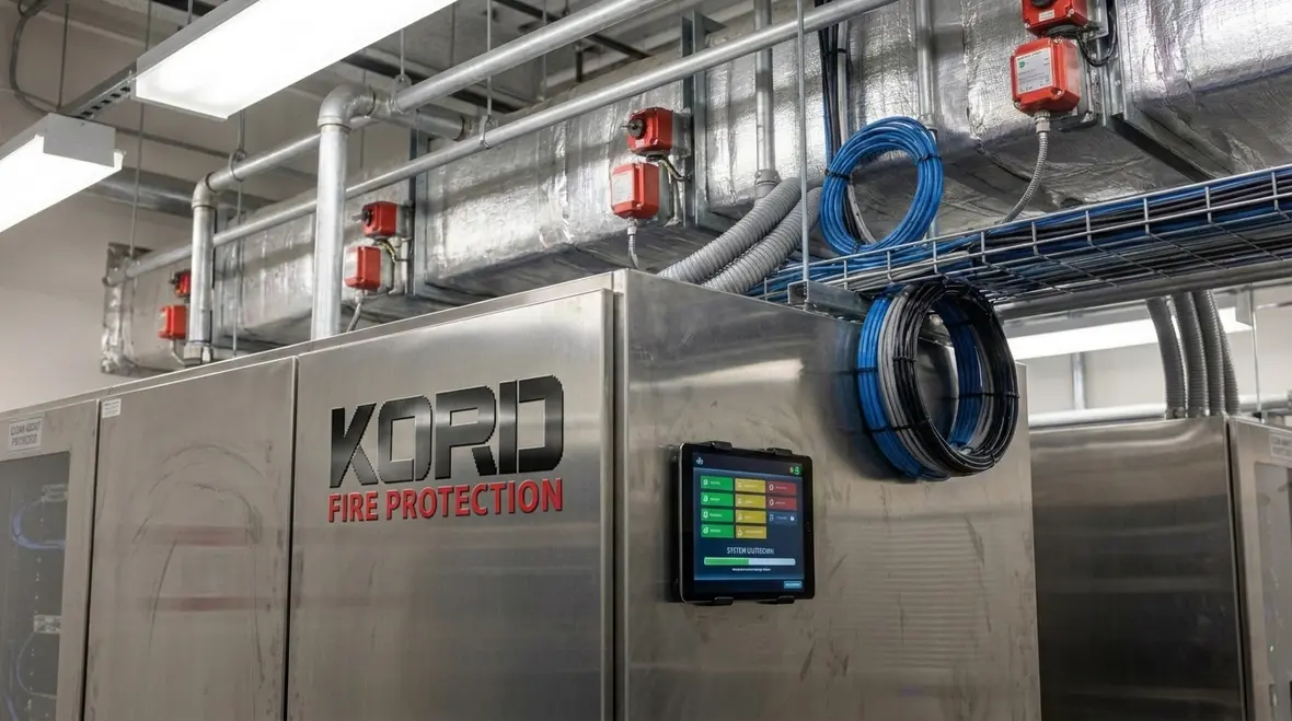 Integrated alarms and shutdown interfaces for clean agent systems