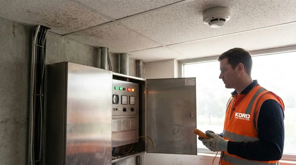 Clean agent fire system control and detection devices