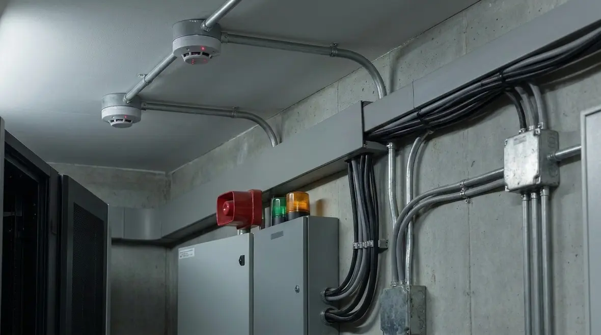 Smoke and heat detection for clean agent fire suppression systems