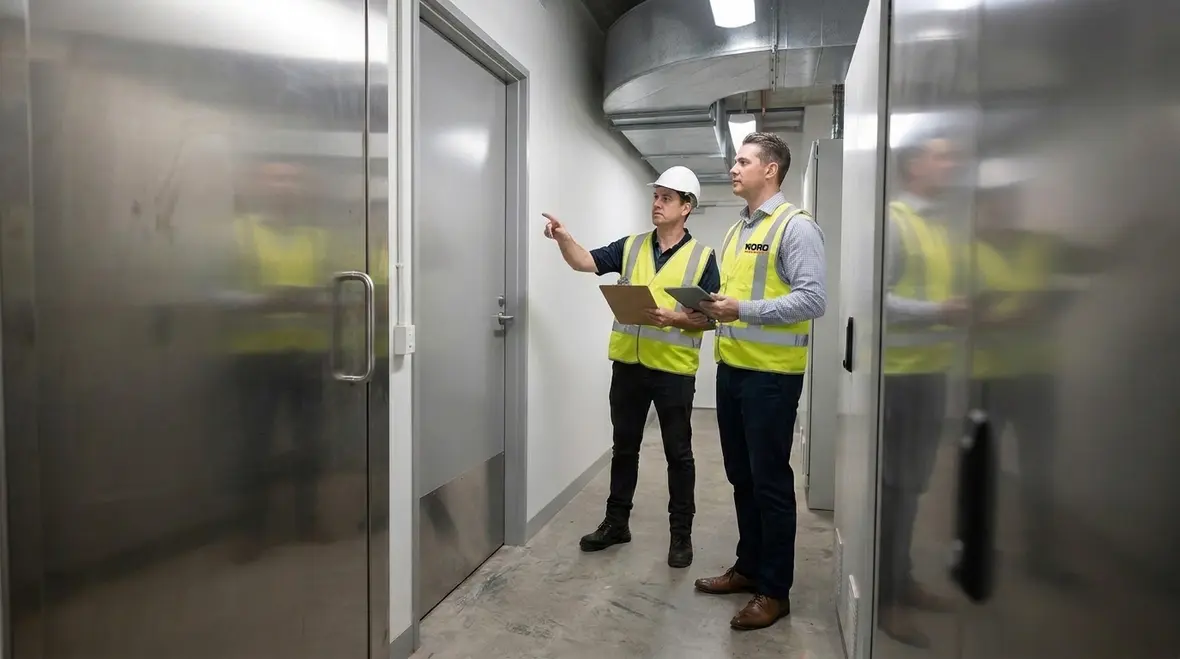Clean agent protected room for electrical and data equipment