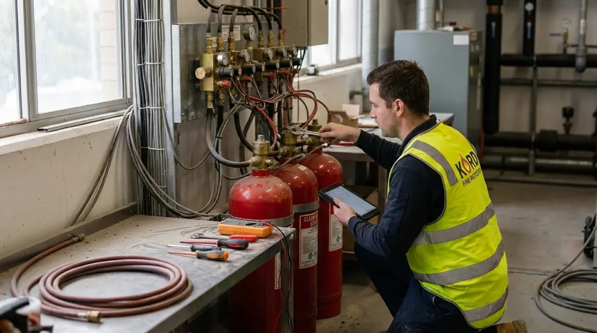 Targeted clean agent protection for process equipment and control panels