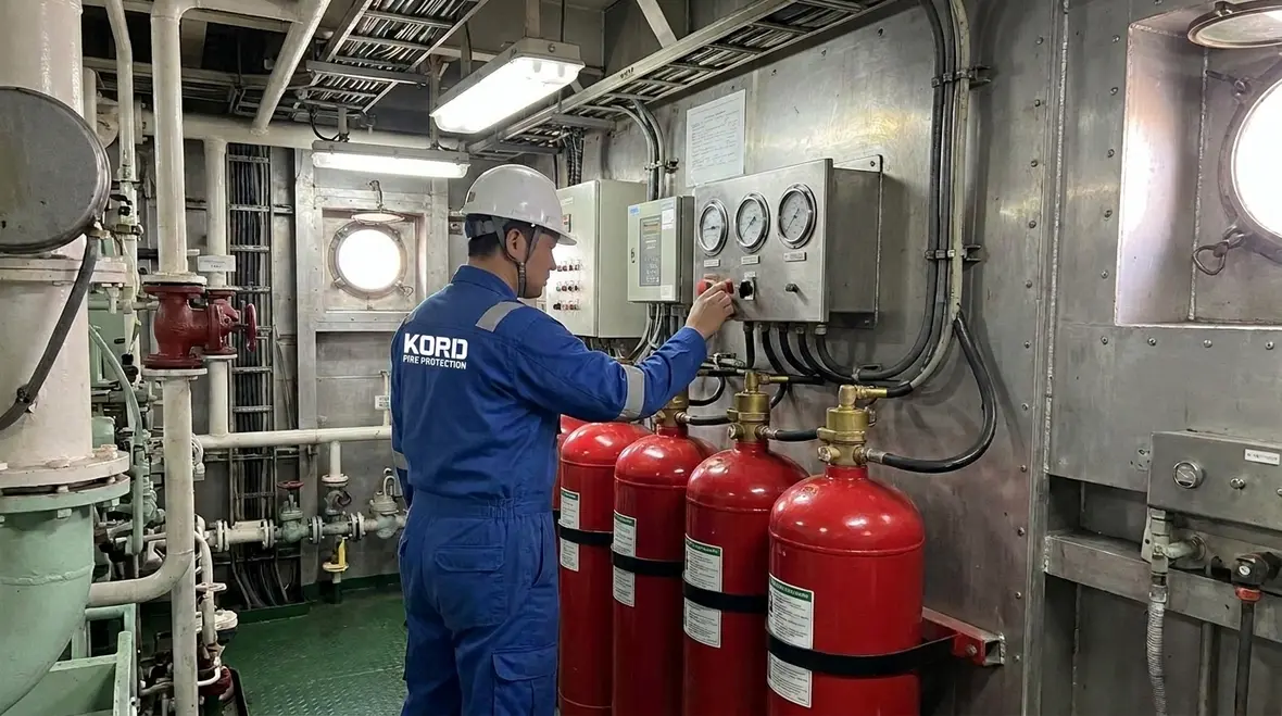 NFPA 2001 Section 13.1 marine clean agent systems hero image