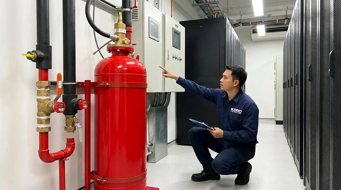 NFPA 2001 Section 4.4 Clean Agent System Marking