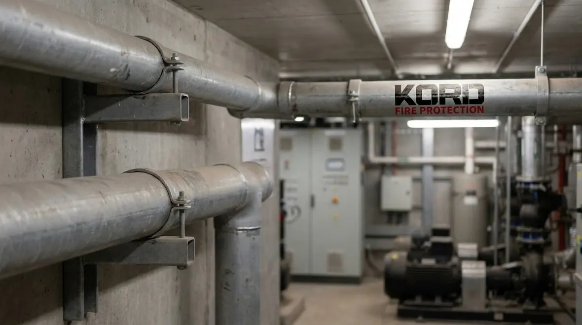 Clean agent system piping and fittings layout for NFPA 2001 compliance