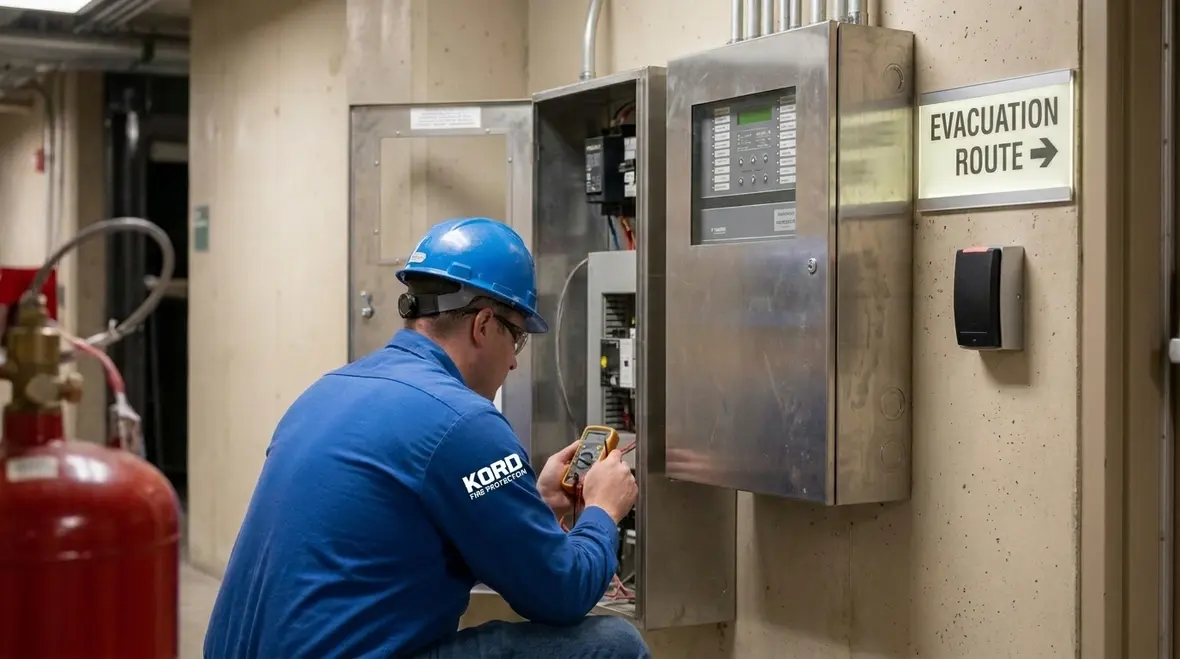 Kord Fire clean agent fire protection support for critical facilities