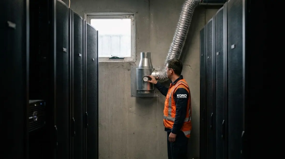 Pressure relief vent for clean agent system enclosure