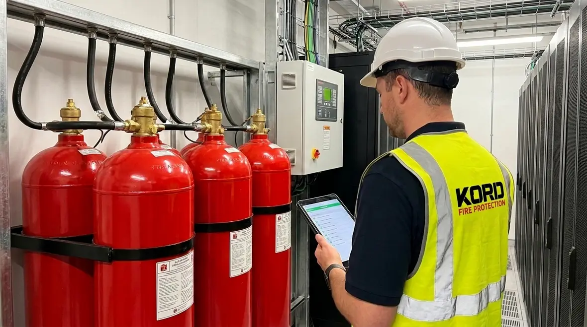 NFPA 2001 servicing clean agent fire suppression systems hero image