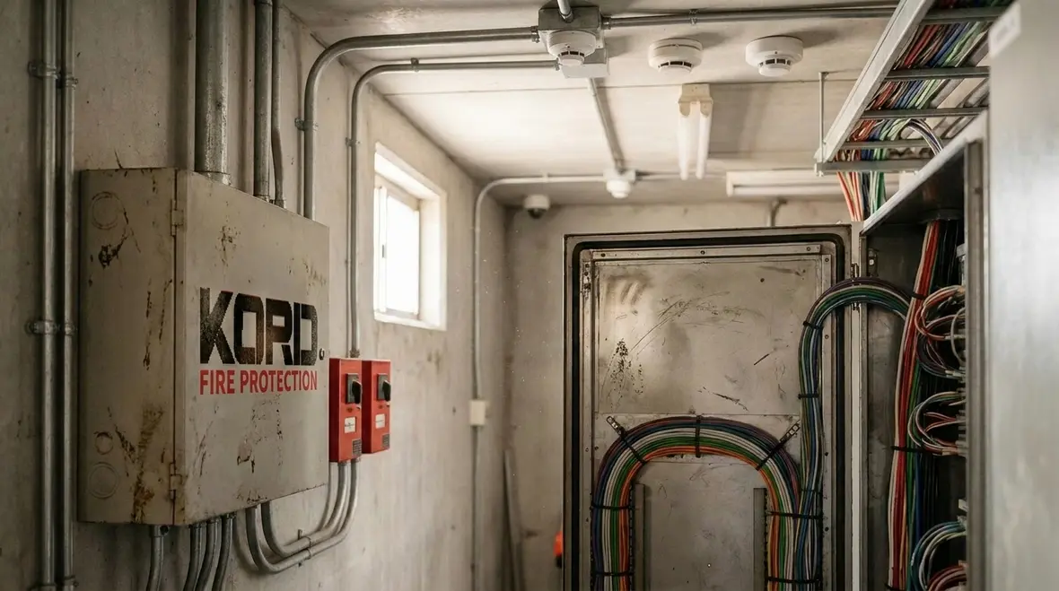 Clean agent total flooding system protecting a critical equipment room