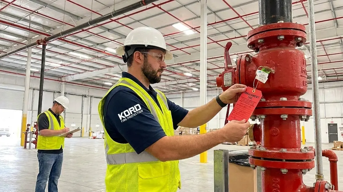 NFPA 25 fire protection system impairment procedures hero image