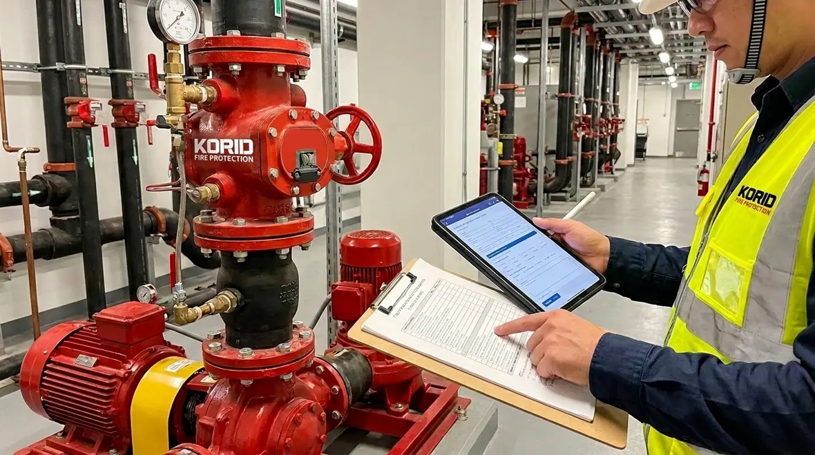 NFPA 25 inspection testing maintenance reports hero image
